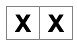 两个“X”方块